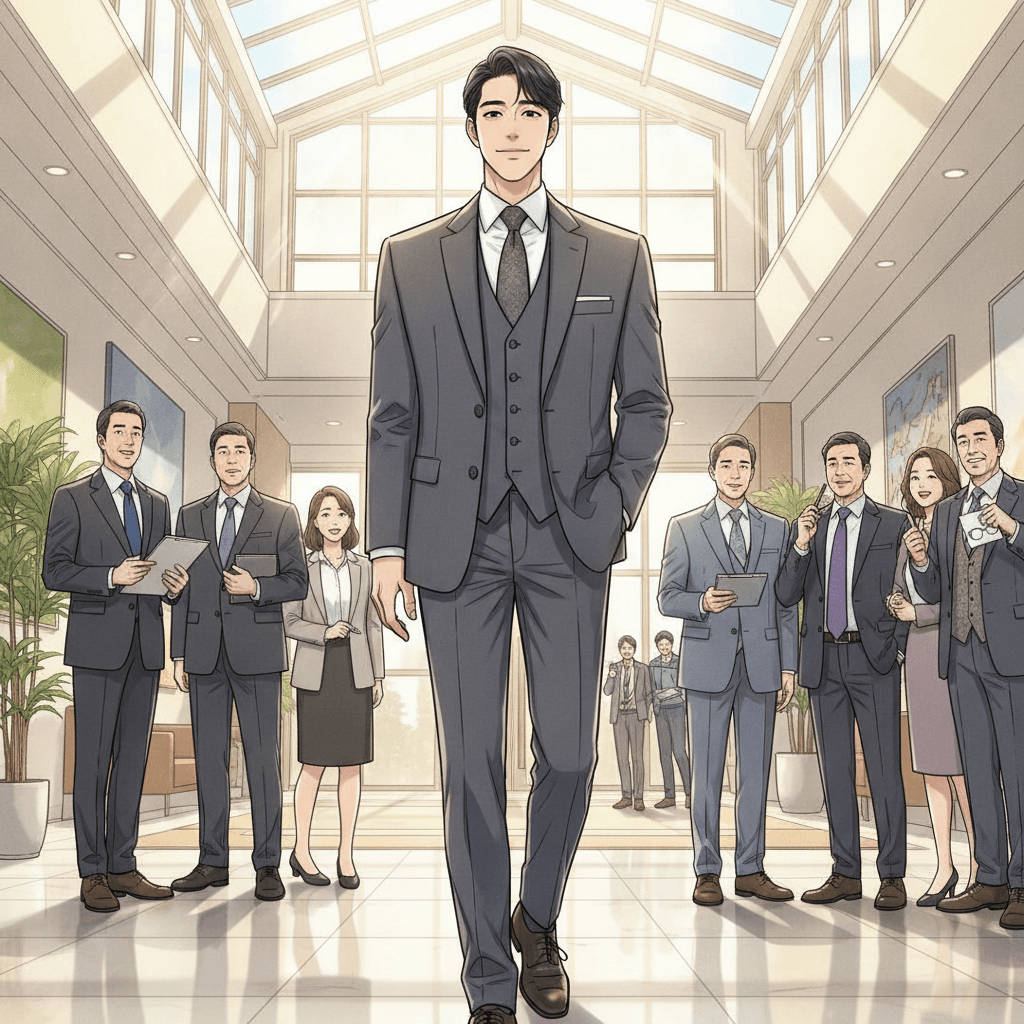 7번 떨어진 서른 살 취준생이 2026년 교운기 맞고 연봉 2배 대기업 스카우트된 반전 사주 제4화 장면