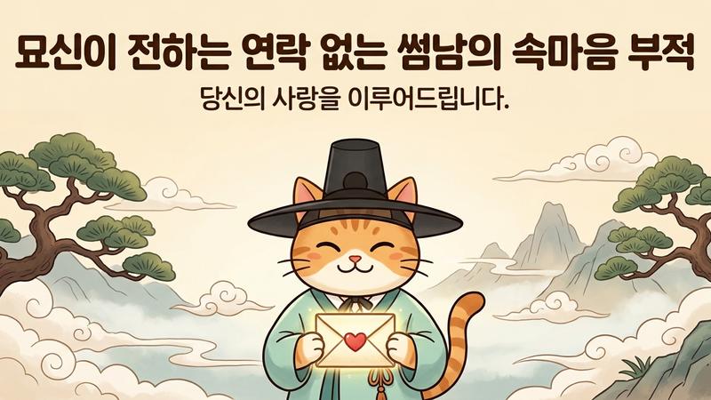 연락 없는 썸남의 속마음과 사주로 보는 선톡 타이밍