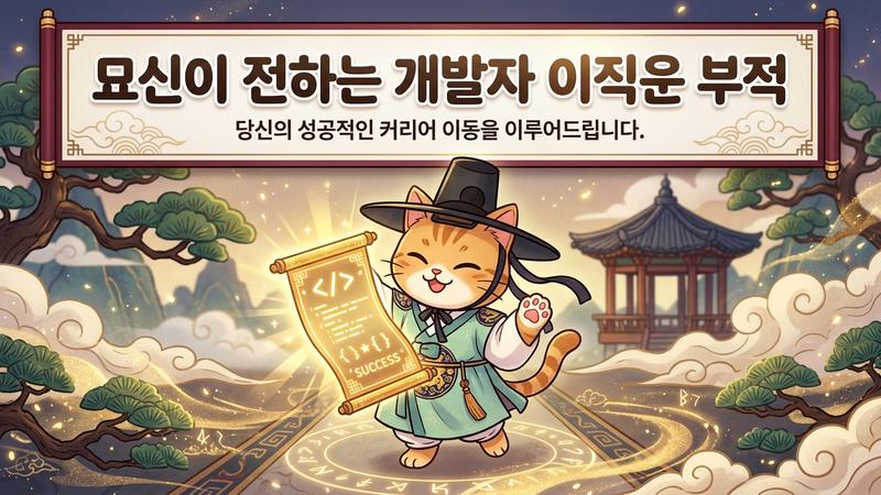 개발자 사주 특징과 이직 타이밍 보는 법: 2026년 병오년 이직운 완벽 분석