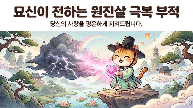 이유 없이 미운데 헤어지긴 싫다면? 사주 원진살(怨嗔殺)의 진실과 2026년 맞춤 개운법