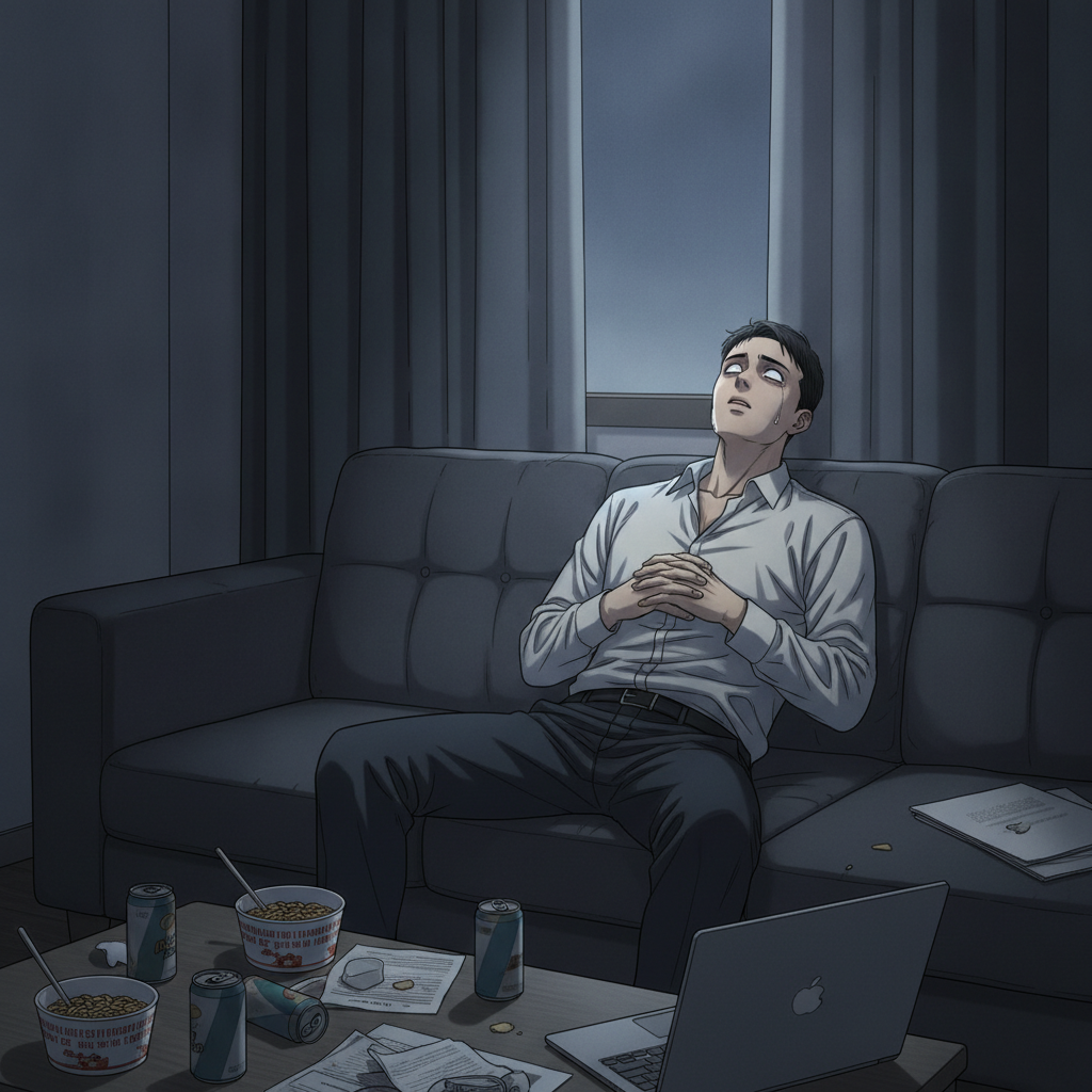 모든 게 무기력한 30대 번아웃, 언제 인생의 봄날이 올까? 제1화 장면