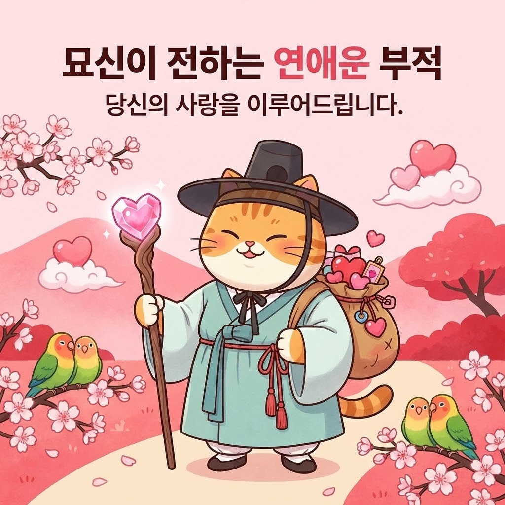 묘신의 연애운 부적